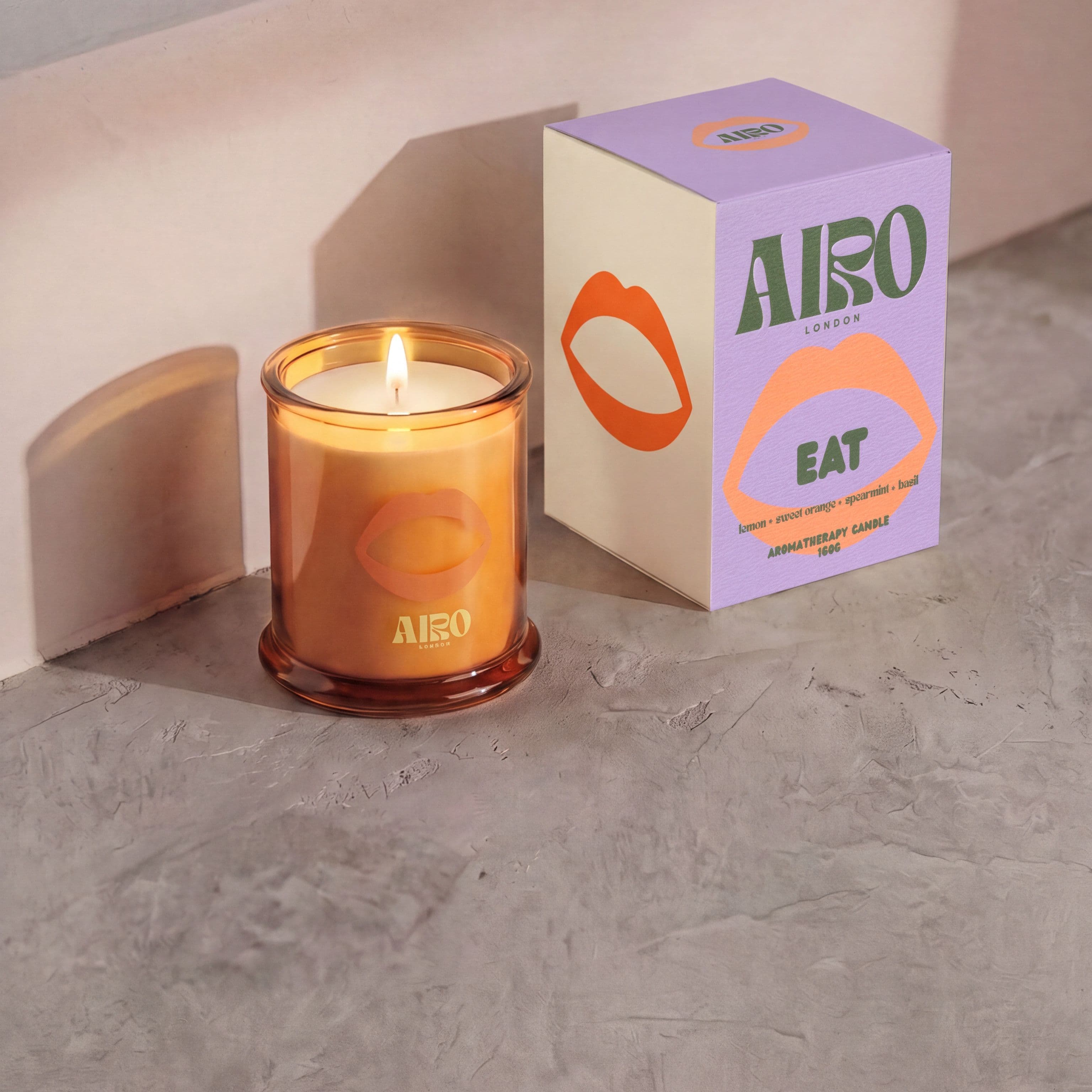 The Deodoriser Candle in a naturally lit setting